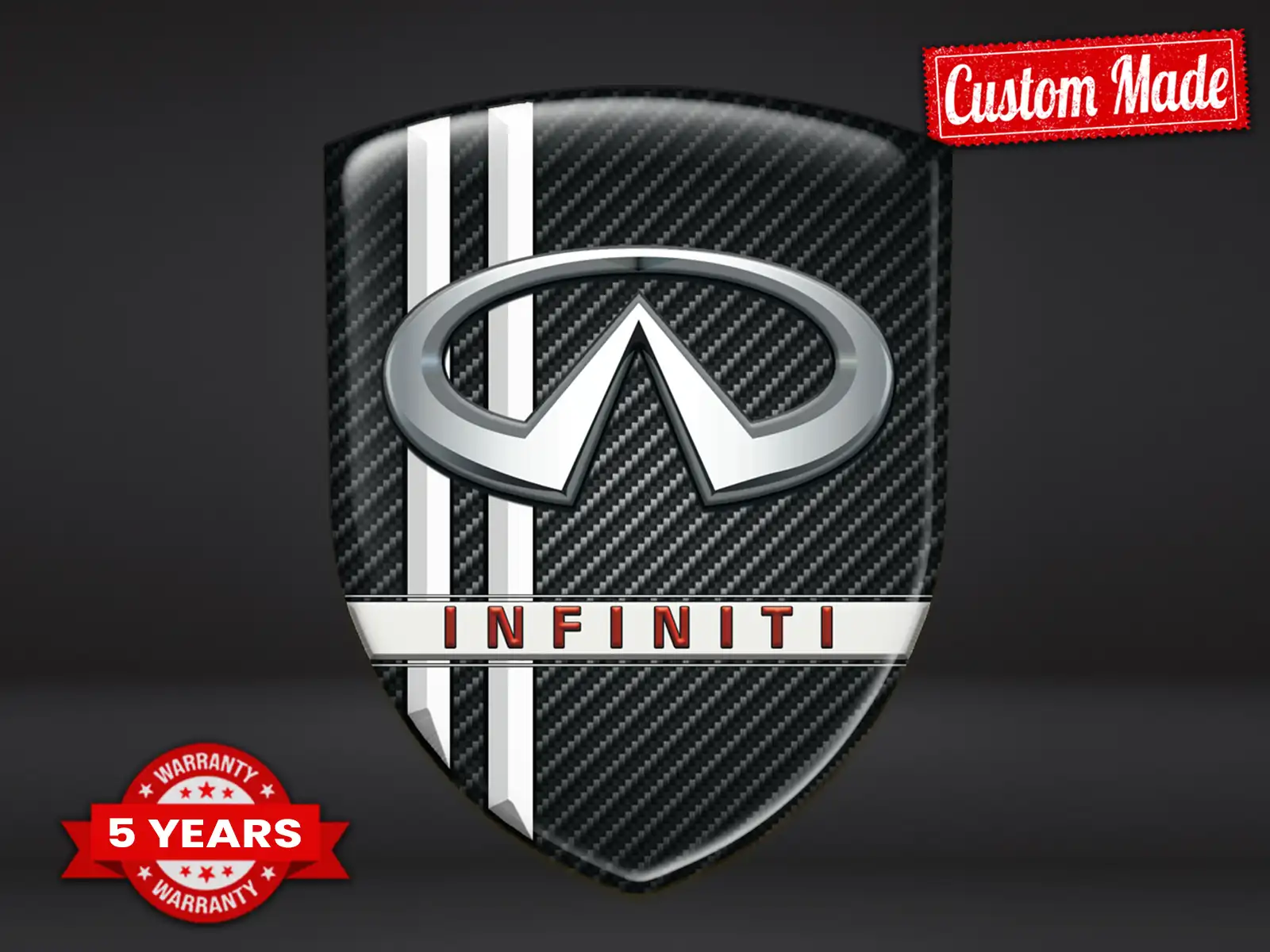 Infiniti Vinilos Luna Trasera Estilosos Máximo Pro Duradero